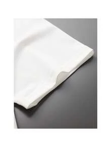 1 pieza de esta camisa de talla grande siempre mantiene una alta calidad. Cuenta con un cuello redondo y es de color blanco, lo que lo hace perfecto para ocasiones como el Día de la Madre, el Día del Padre, Pascua, aniversarios y regalos de San Valentín, adecuado para todos. 180g 100% Algodón. - Blanco - Ver 5