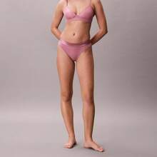 Calvin Klein Icon Cotton Modal Metallic Bikini QF8827 - Soft Mauve - View 5