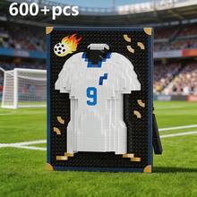 World Cup Theme Building Blocks, World Cup Building Blocks, Jersey Building Blocks, Photo Frame Building Blocks, Suitable For Desktop Decoration, Fan Collection Toys - Multicolor - View 6