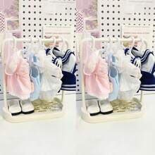 10cm/20cm Doll Clothes Hanger, Doll Clothes Hanger For Labubu, Suitable For 15cm Dress Support Rod Of BJD Star Dolls, Clothes Hanger For Stuffed Animals Plushies, Doll, Doll Clothes Drying Rack, Doll Clothes Display Rack(No Clothes) - Multicolor - View 8
