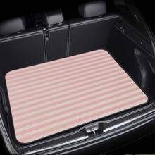 1pc, Cargo Liners Car Trunk Cargo Mat, Pink Striped Durable Polyester Trunk Liner Suitable For SUVs And Sedans - Keeps Your Vehicle Neat And Organized, Car Cargo Liner, Vehicle Organization, Fun Design, Easy-To-Install Liner(29*40inch) - A - 查看 2