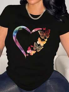 Camiseta casual negra - Negro - Ver 8