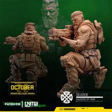 Third Party Board Game Battle Model Unit 9 For Gangster Fighters - 6 Height 45mm - View 4