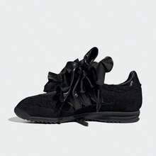 adidas originals SL 72 OG 柔軟舒適 防滑耐磨 低筒 生活休閒鞋 女款 - 黑色 - 查看 2