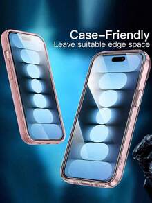 4pcs Ultra Durable Full Screen HD Tempered Glass Screen Protector, Compatible With 17/17Pro/17Air/17e/17Pro Max, 16/16Pro/16Plus/16Pro Max, 15/15Plus/15Pro/15Pro Max, 14/14Plus/14Pro/14Pro Max, 13 Mini/13/13Pro/13Pro Max, 12 Mini/12/12Pro/12Pro Max, 11/11Pro/11Pro Max. Anti-Scratch, Anti-Drop, Anti-Fingerprint, 9H Hardness, Easy Installation. - Clear - View 7