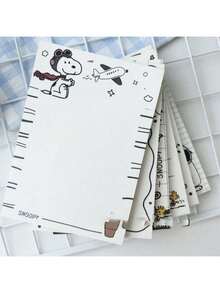 SNOOPY 1pc  A7 Pocket Notebook, Beautiful Appearance, Portable Planner, Student Notebook, New Year Gift, Valentine's Day Gift, Easter Gift [Random Style] - Multicolor - View 2