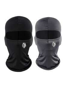 1/2/3 piezas Pasamontañas unisex de unicolor y estampado, adecuado para salidas diarias y actividades al aire libre - multicolor - Ver 15