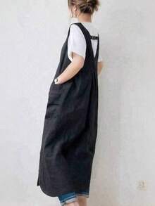 Women Midi Dresses - Black - View 7