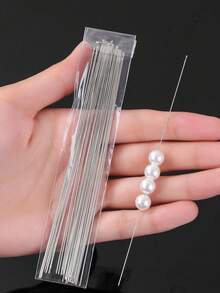10/30/50/100PCS Metal Beading Needles For Beads DIY Ultra-Fine Beading Needles For Jewelry Making - Metal Sewing & Crafting Needles, Cord Tools Pins - Multicolor - View 14