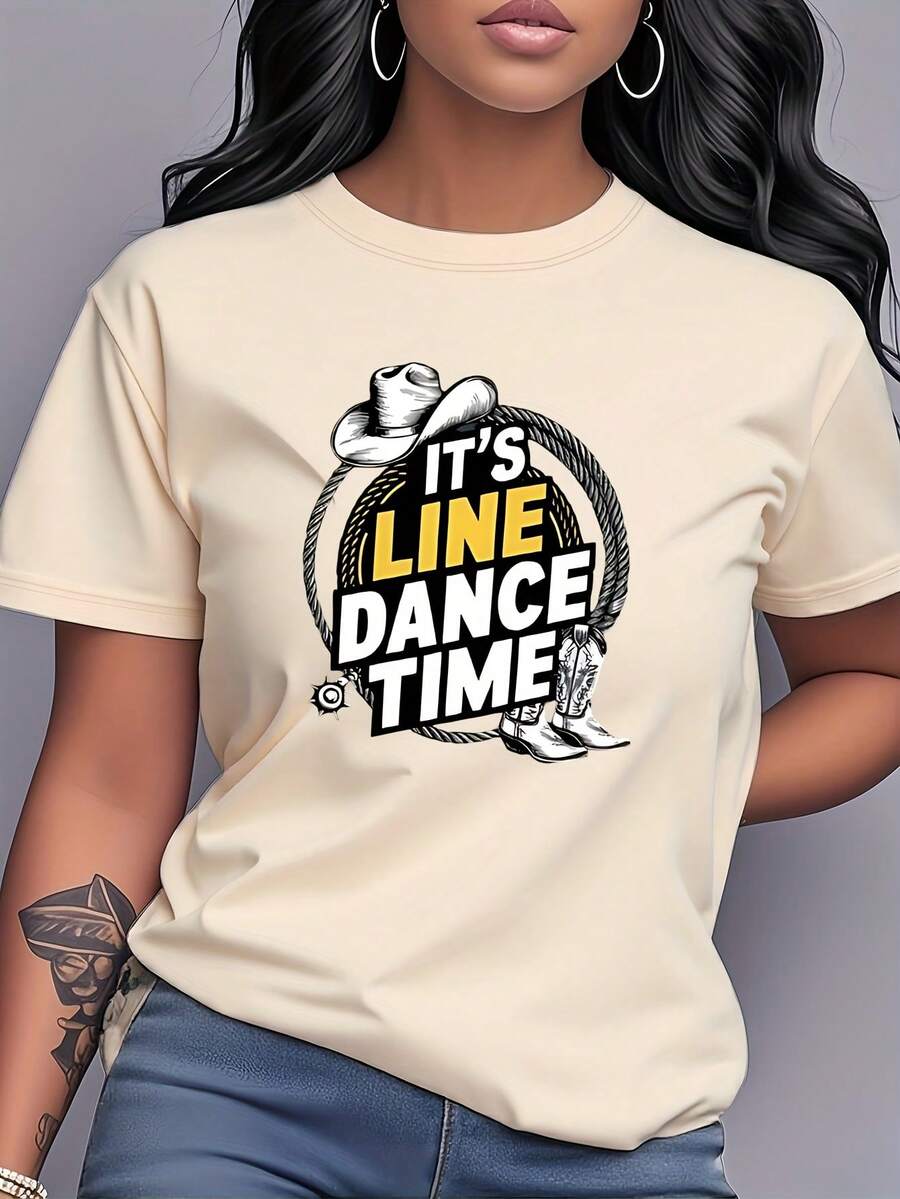 Camiseta de Mujer 100% Algodón Puro, Estilo Bohemio, con Estampado Floral Artístico, Casual, Básica, de Manga Corta, a la Moda. Camiseta de Mujer con Patrón Vintage Bohemio, 100% Algodón, Suave, Transpirable, Cuello Redondo, Manga Corta, Estilo Boho Urbano. - Albaricoque - Ver 1