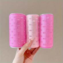 Self-Adhesive Hair Curler, DIY Hair Salon Self-Fixing Curling Tool, Suitable For Women And Men Hair Styling Tool Kit - Multicolor - View 11