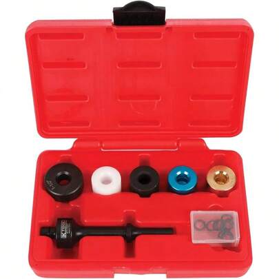 Juego de cinceles de martillo vibratorio 72907 para talleres de reparación y garajes, con mango forjado, superficies que no producen chispas ni marcas, cabezales reemplazables de aluminio, latón, acero y nailon