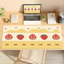 Leather Desk Pad Protector Apple Blueberry Guava Carambola Strawberry Cake Bow Fruit Star Mouse Pad Office Desk Mat Waterproof Non-Slip PU Desk Blotter Pad Gaming Esports User - View 41