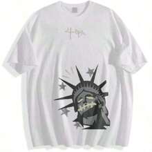 High-End Utopia T-Shirt For Men - White - View 8