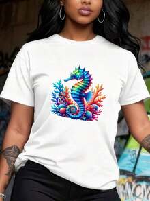 1 camiseta de humor ruso para mujer - ¡Yo en el infierno, cómo! Camiseta Divertida con Texto en Ruso - Camiseta Ligera Casual para Mujer - Ropa de Primavera Verano - Regalo Divertido para Fanáticos de la Cultura Rusa - Uso Diario 180g Algodón 100% - Blanco 1 - Ver 3