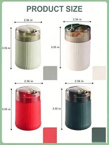 Pop-Up Automatic Toothpick Box, Luxurious Button-Type Toothpick Holder, Portable Pop-Up Toothpick Holder, Household Living Room Toothpick Holder, Button-Type Automatic Toothpick Storage Box, - Multicolor - View 5