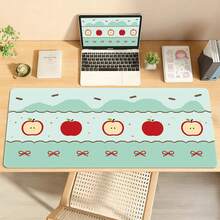 Leather Desk Pad Protector Apple Blueberry Guava Carambola Strawberry Cake Bow Fruit Star Mouse Pad Office Desk Mat Waterproof Non-Slip PU Desk Blotter Pad Gaming Esports User - View 5