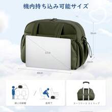 gjghjLekesky Boston bag for women, can be carried on board, comes with shoe storage, lightweight, large capacity, waterproof, wet and dry separation travel bagfgdfhgfhb - 写真通り - チェックする 4