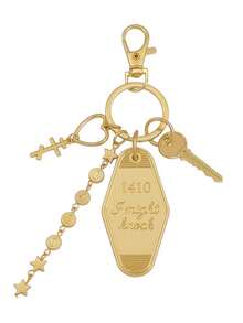 1 Heating Competitive Keychain 1221 1440 Room Number Keychain, Car Keychain, Ladies' Key Chain, The Best Gift For Friends On Daily Birthdays - Multicolor - View 12