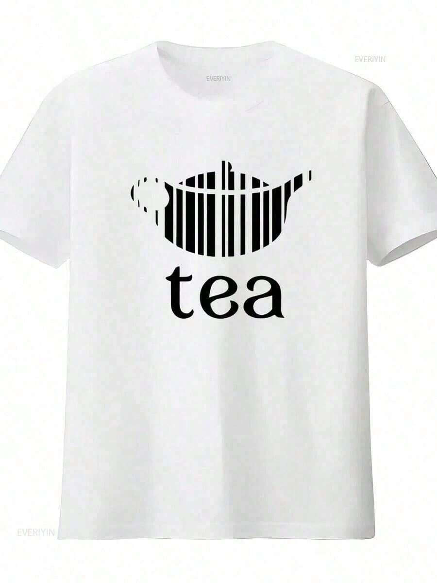 1 Pieza de Ropa Casual de Moda para Hombres y Mujeres, Camiseta Oversize de Algodón 100% para Mujer con Estampado Gráfico de Bebida Fría Original, Tops de Verano, Ropa Urbana Y2k, Conjuntos Vintage de Verano para Mujer, Versátiles, Fáciles de Combinar, Uso Diario, Estilo Urbano, Conjuntos para Vacaciones, Conjuntos para Fin de Semana. - Blanco 12 - Ver 1