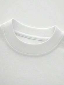Camiseta Casual de Algodón Grueso de 180g para Mujer Payeah, Estilo Retro Stacy Americano, 100% Algodón, Estampado Digital (1 Pieza) - Blanco - Ver 5