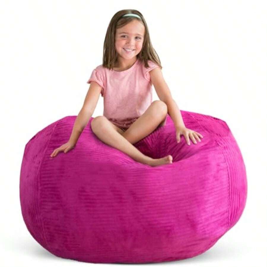 Toy Storage - Hot Pink Pancake - View 1