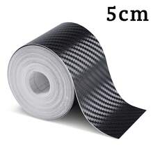 Carbon Fiber Protective Strip For Car Rearview Mirrors, Self-Adhesive, Waterproof, Decorative, Anti-Scratch, 1 To 5 Meters - 2 Pieces - 3 cm - View 2