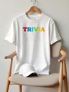 Trivia-Night-Host---Funny-Quiz-Game-Enthusiast-T-Shirt playeras de mujer - Blanco - Ver 4