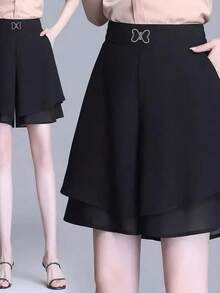 Women Shorts - Black - View 3