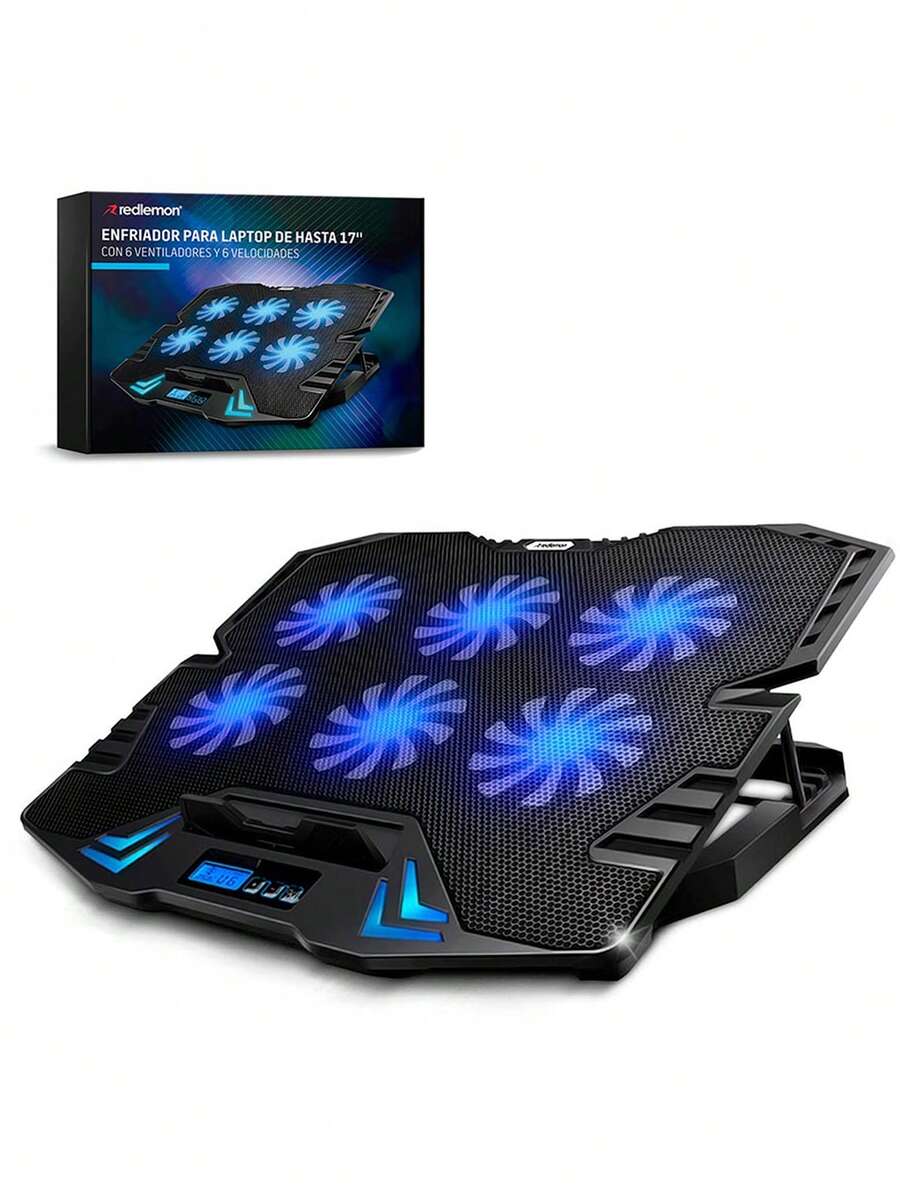 Redlemon 6-Speed Gaming Laptop Fan And Stand - View 1
