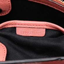 Authenticated Burberry PRE-OWNED Medium Bicolor Leather And House Check Banner Satchel Bag - Hồng - Xem 2