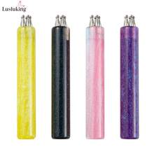 Lusluking 5合1花卉图案美甲点彩笔，专业美甲装饰笔，闪亮手柄，适合初学者和美甲师轻松DIY美甲设计 - 彩色 - 查看 16