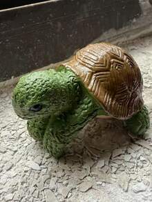 Decoração de Tartaruga Rastejante, Escultura Fofa de Tartaruga para Aquário, Decoração de Paisagem para Tanque de Peixes, Adequada para Casa, Escritório, Aquário, Decoração de Mundo Subaquático para Tanque de Peixes, Adequada para Paisagismo de Aquário, Tanques de Água Doce e Salgada, Acessórios de Decoração para Aquário de Mesa - A - Visão 13