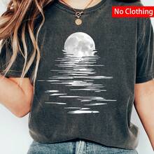 1 pieza de sticker de transferencia de calor para Noches de Luna - Patrón de ondas en blanco y negro, stickers de transferencia de calor para camisetas, jeans y bolsos - Duradero, decoración de ropa| Patrón de Noche de Luna| Calcomanía lavable - Negro - Ver 3