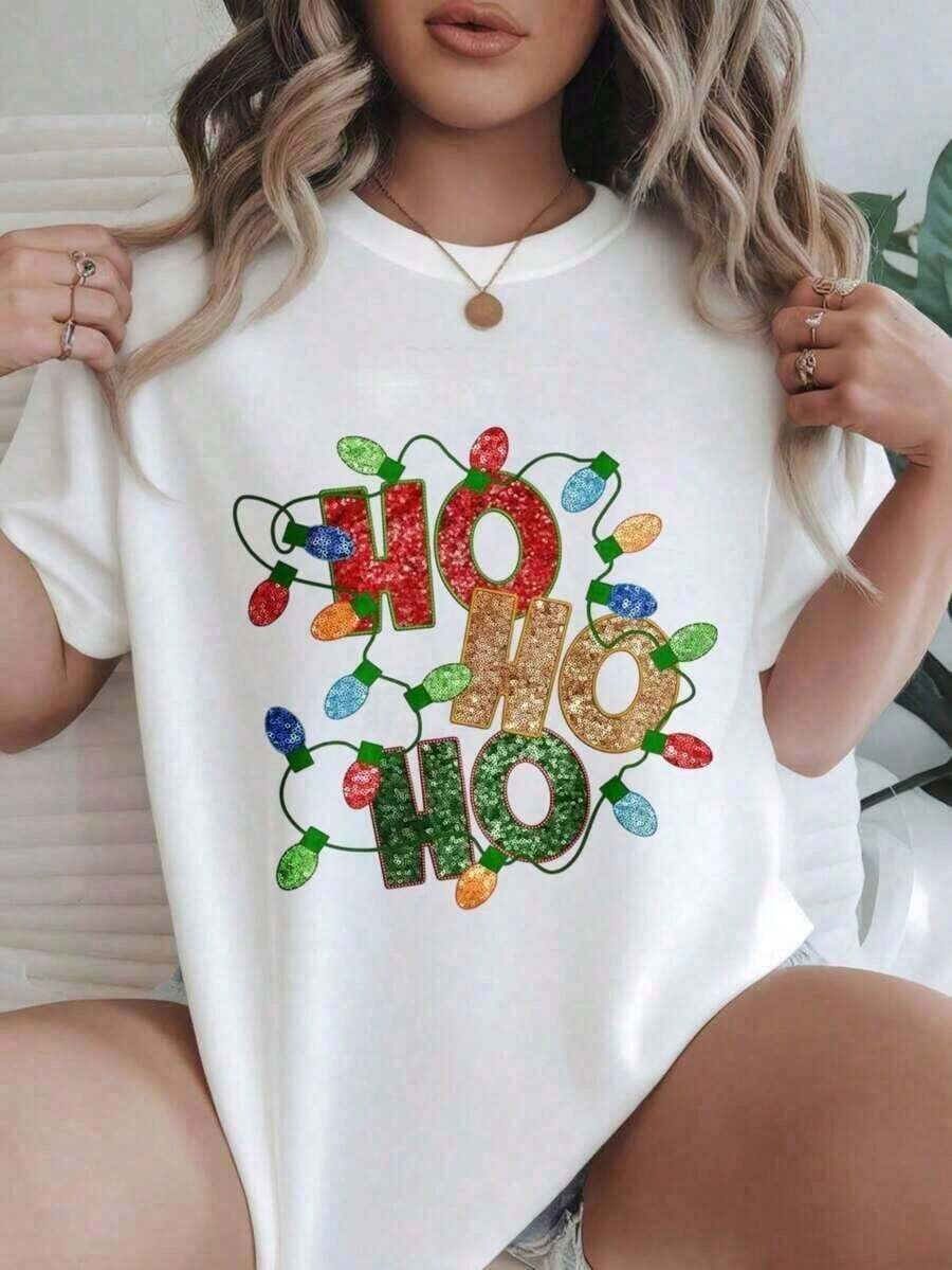 Suave Camiseta Casual de Moda para Mujer con Estampado de Puesta de Sol en la Playa y Conchas Marinas, Adecuada para Todas las Temporadas -Blusas casuales, playeras de mujer algodón - Blanco 7 - Ver 1