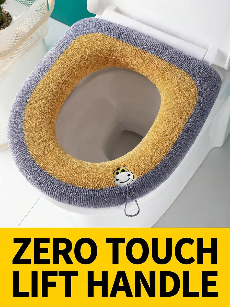 Minimalist Toilet Seat Cover Pads With Strap To Avoid Direct Bowl Contact Reusable Toilet Seat Covers For College Students Toilet Seat Pads Great For Hotel Stays Toilet Seat Cover Apartment Bathroom Accessories Travel Household Essentials