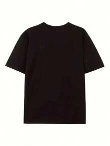 Danhausen - La Maldición de Danhausen - Camiseta unisex con estampado de animales - Diseño gráfico llamativo, cuello redondo, tela suave y transpirable, estilo casual para todas las estaciones, excelente regalo - Negro - Ver 3