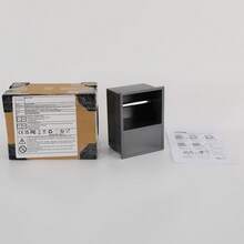 YUNRUX Built-In Toilet Paper Holder, Wall Shelf Organizer Toilet Paper Holder - 灰色 - 查看 9