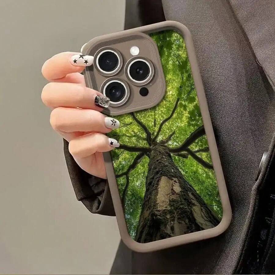 Trees High-Quality Anti-Drop Rugged Cell Phone Case, Soft TPU For Full Protection, Compatible With Moto Edge 50/Pro/Ultra, Edge 60 Pro, G34/G55/G85 | Honor 90/Pro, Play 60 Plus | V30/Pro, Y36, Modern Unisex Design For Phones ZCSQ - LK - View 1