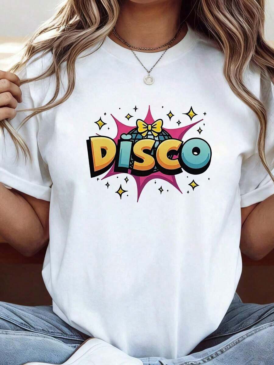 1 camiseta de Halloween para mujer - Estampado de silueta de bruja y murciélagos con la frase "Dios prohíbe que las mujeres tengan pasatiempos", 180g, ligera y elástica, manga corta, cuello redondo, estilo casual, tallas S-2XL, blanca con gráfico negro, 100% algodón. - Blanco 3 - Ver 1