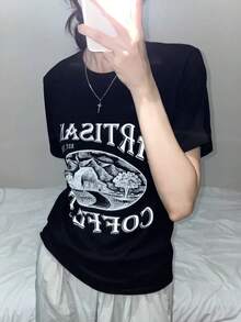 Women T-Shirts - Black - View 1