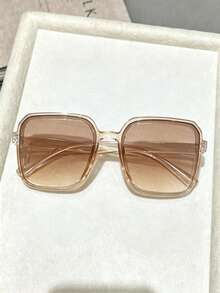 3pcs/1pc Retro Square Unisex Fashion Classic Style Decorative Glasses, Bohemian Style, Suitable For Sports, Travel, Festival Outfits, Beach, Driving, Outdoor Wear, Vacation, Streetwear, Sports Style, Fishing, Streetwear And Accessories, Outdoor Activities, Parties - Multicolor - View 11