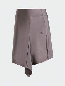 Adidas Chân váy mini ôm dáng bất đối xứng cá nhân hóa, quần áo nữ, IS2381, Xuân/Hè - tro than - Xem 1