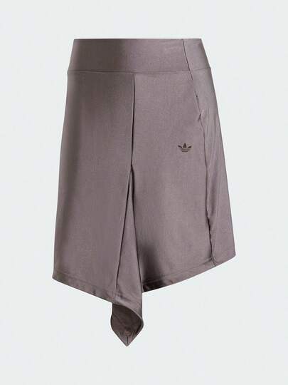 Adidas Chân váy mini ôm dáng bất đối xứng cá nhân hóa, quần áo nữ, IS2381, Xuân/Hè