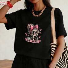 New Two-Piece Set: A Casual Outfit For Women, Featuring A Crew-Neck Short-Sleeve Top Paired With Shorts-Perfect For Lounging, Sports, And A Variety Of Other Occasions. - T恤 - 查看 13