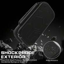 Suitable Compatible With Switch 2, Storage Bag, Protective Case, Joystick Cap Set, Can Store Game Console And Accessories, Equipped With Game Card Slot. Anti-Drop, Anti-Shock, Anti-Scratch, Waterproof - View 2