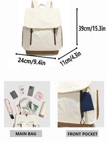 Foldable Lightweight Backpack, Multi-Color Options, Versatile For Hiking, Commuting, Travel, Customizable Carrying Styles, Dedicated Pockets For Phone, Water Bottle, Jacket - Multicolor - View 3