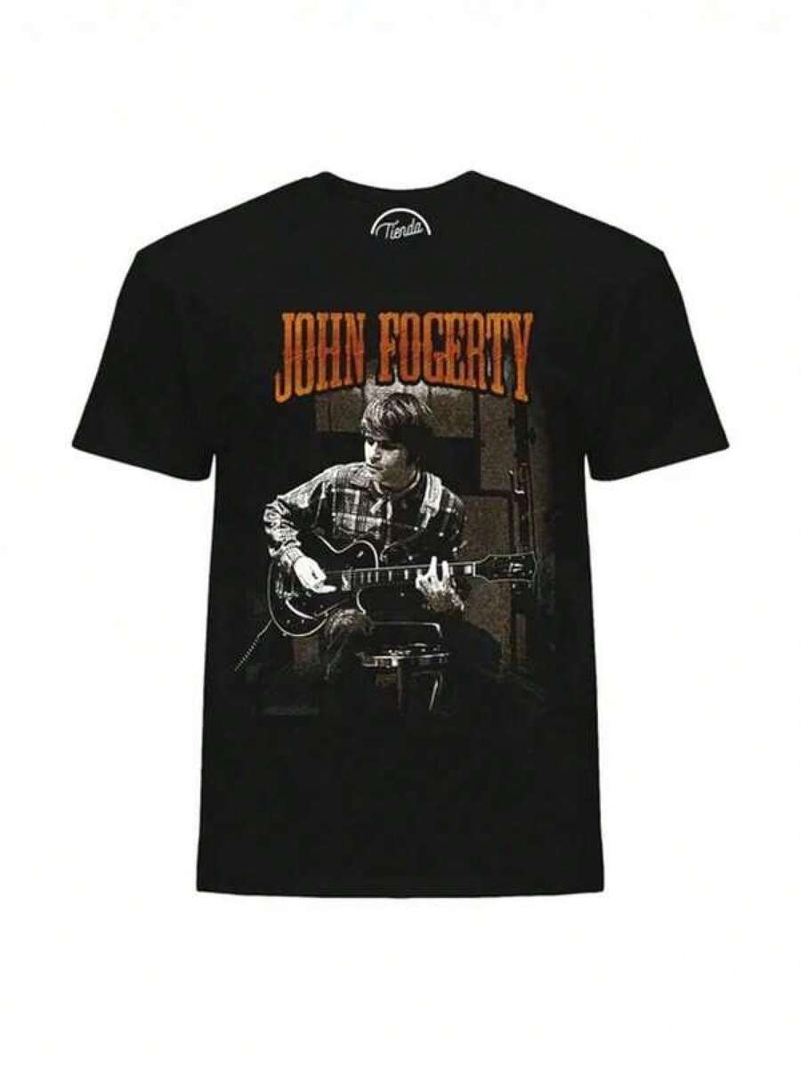 Camiseta John Fogerty Collage Tour 22 - Negro - Ver 1