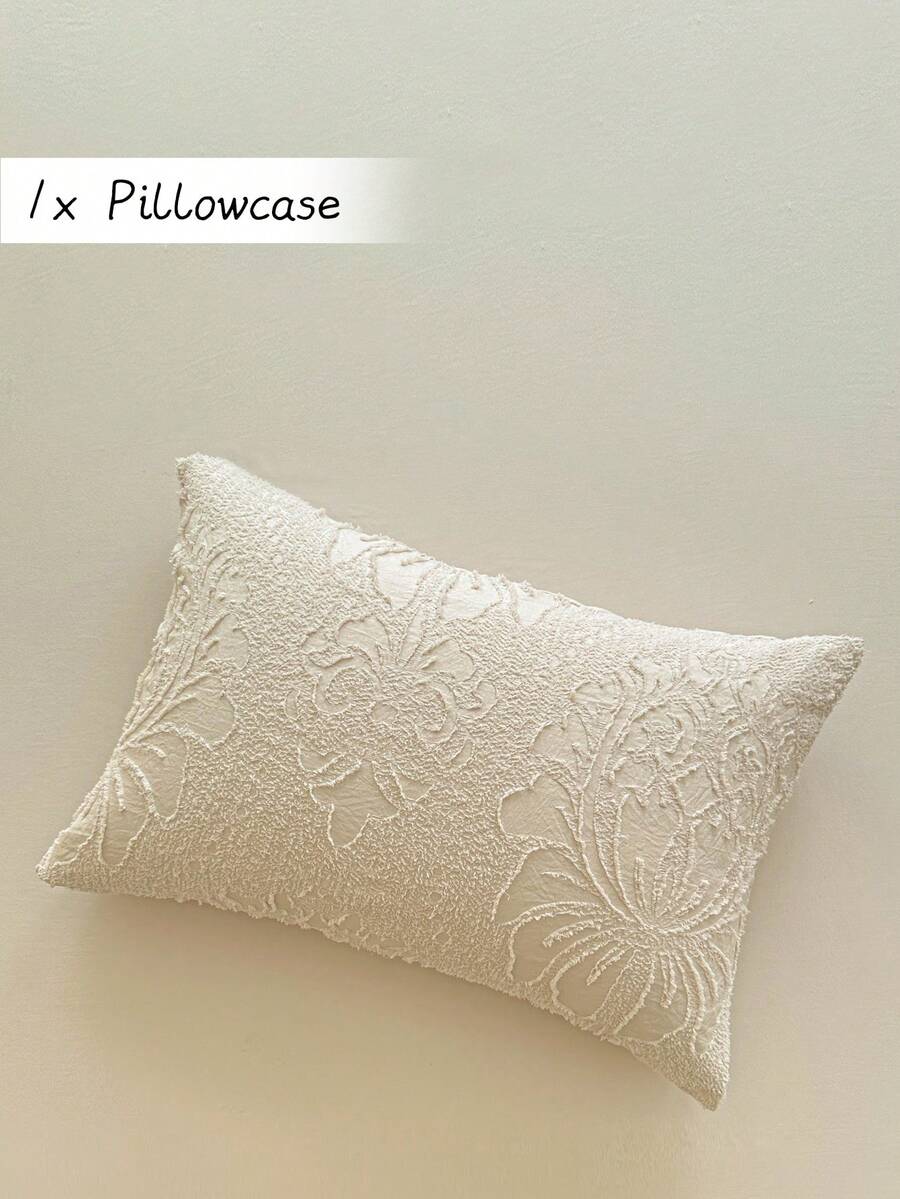 1 Fronha estilo boho cáqui com recortes e capitonê, capa de almofada decorativa vintage chique em poliéster, adequada para todas as estações, decoração, lavável à máquina, enchimento de almofada não incluído - Caqui - Ver 1