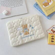 1 chiếc bao da máy tính bảng thêu hình động vật dễ thương – thêu hoạt hình, chần bông họa tiết đám mây, 11 inch đến 14 inch, bao đựng máy tính bảng, bao đựng laptop, văn phòng phẩm, đồ dùng thiết yếu hàng ngày, quà tặng sinh nhật & lễ hội - Nhiều màu - Xem 20